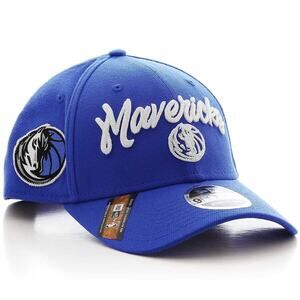 NWT DALLAS MAVERICKS 9Forty Embroidered Draft Series Snapback‎ Hat Royal Blue